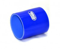 Патрубок силиконовый 0 градусов 83 мм (синий)