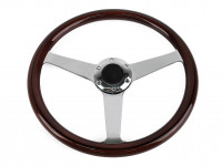 Руль деревянный Момо (черный)