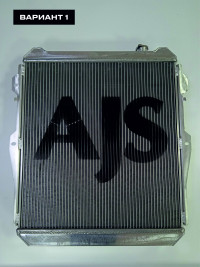 Радиатор алюминиевый Toyota Surf130 1KZ 50мм AT AJS УЦЕНКА