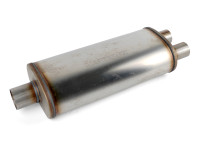 Бочка выхлопная Magnaflow style выхода Y51мм*2-63мм длина 455мм (вынос-вынос-центр)