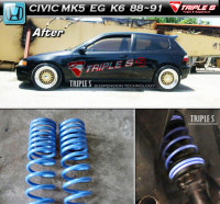 Triple S пружины под занижение Honda Civic EG, EK