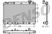 Радиатор двигателя Denso Toyota Camry XV40 2AZFE 06-11