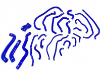 Патрубки системы охлаждения и впуска Subaru Legacy BP турбо 02-06 24шт (синий)