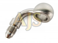 Банжо-фитинг тормозной AN3-12мм 90 градусов SS