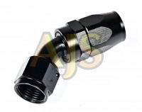 Фитинг AJS черный AN8 45 гр