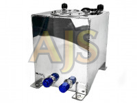 Бак топливный алюминиевый 10л алюминиевая крышка (серый)