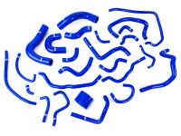 Патрубки системы охлаждения Subaru Forester SG5, SG9 турбо (синий)