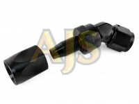 Фитинг AJS черный AN10 45 гр усиленный