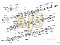 Подшипник КПП для Toyota Aisin W57 90363-22007