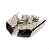 Насадка на глушитель Range Rover L320 дизель пара 63х116мм (хром)