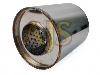 Резонатор глушителя коллекторный 130x100x57 ME