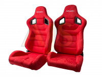 Сиденье спортивное полуковш LM А040 пара размер - M (красный)