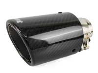 Насадка на глушитель Akrapovic style закругленная с карбоном 51х89мм