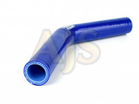 Патрубок силиконовый 45 градусов 32 мм 150*150 мм (синий)