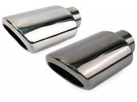 Насадка на глушитель 63x115x195мм (хром)