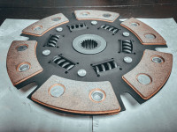 Диск сцепления керамический AJS ВАЗ 2112 6 лепестков, демпфер, металлокерамика УЦЕНКА