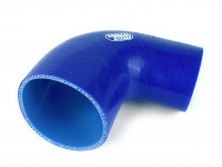 Патрубок силиконовый 90 градусов 57 - 63 мм (синий)