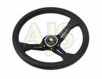 Руль спортивный Nardi с выносом экокожа с перфорацией