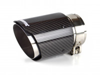 Насадка на глушитель Akrapovic style с карбоном 63х102мм (глянец)