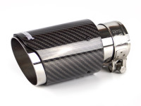 Насадка на глушитель Akrapovic style с карбоном 51х76мм