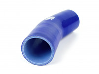 Патрубок силиконовый 20 градусов 57 мм (синий)