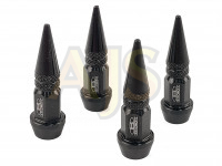 Ниппельные колпачки Blox style короткие (4шт) (черный)