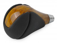 Ручка КПП кожаная Toyota, Lexus (красный)