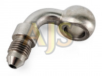 Банжо-фитинг тормозной AN3-10мм 90 градусов SS