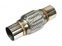 Гофра глушителя с отводами AJS 76,  120,  222 нержа