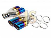 Насадка на глушитель HKS style №4 пара 60х77мм