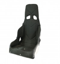 Сиденье спортивное алюминиевое с чехлом (черный)