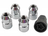 TPI гайки с секреткой 28мм M12*1.25 (комплект 4шт)