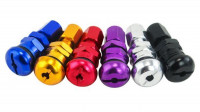 Ниппель для колес (комплект) (фиолетовый)