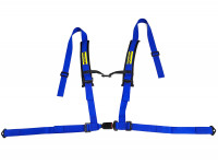 Beltenick ремень безопасности 4х точечный с простой застежкой 76мм (синий)