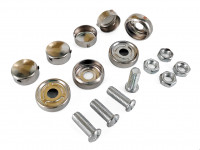 Комплект крепежа номерного знака (антикража) (хром)