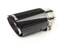 Насадка на глушитель Akrapovic style с карбоном 57х76мм