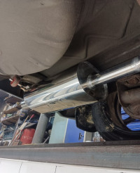 Резонатор глушителя направленный овал AJS 210x145x400x63мм