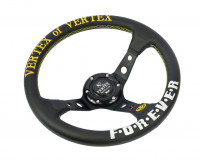 Руль спортивный Vertex Forever с выносом кожа без перфорации