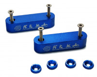 Проставки под капот Password JDM style (синий)