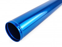 Труба алюминиевая синяя 600мм 63мм (90 градусов)