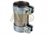 Соединитель для глушителей 76х125мм SS409