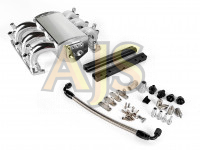 Коллектор впускной фрезерованный Audi A6 S4 2.7T с топливной рейкой (серый)