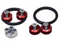 Крепежи обвесов быстросъемные Password JDM style (серый)