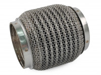 Гофра глушителя с сеткой AJS interlock 63х100