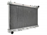 Радиатор алюминиевый Subaru Forester SG5 turbo 26мм AT AJS (серый)