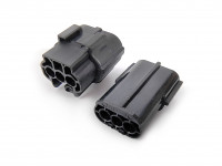 Коннектор папа-мама негерметичный (1 пин)