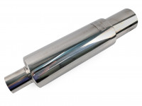 Бочка выхлопная HKS Hi-Power style большая вход 63мм выход 102мм