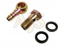 Банжо-набор короткий М18*1.5 - 14мм сталь