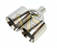 Насадка на глушитель AJS #3 хром 63х310мм