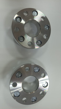 Проставки ступичные AJS 5х114.3 ЦО 60.1 25мм резьба М12*1.50 (Toyota, Lexus) УЦЕНКА